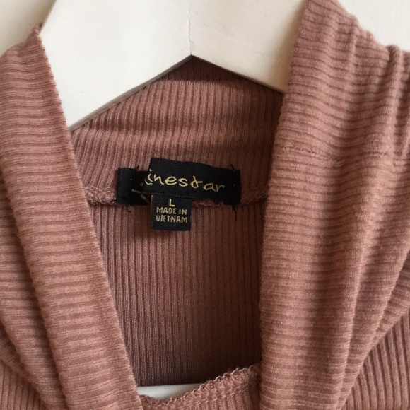 Ribbed mock neck sweater - Picture 4 of 4